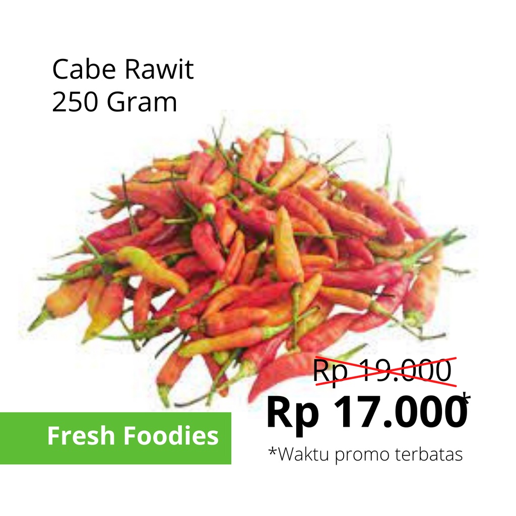 

Cabe Rawit Merah Murah Segar 100 - 250 gram