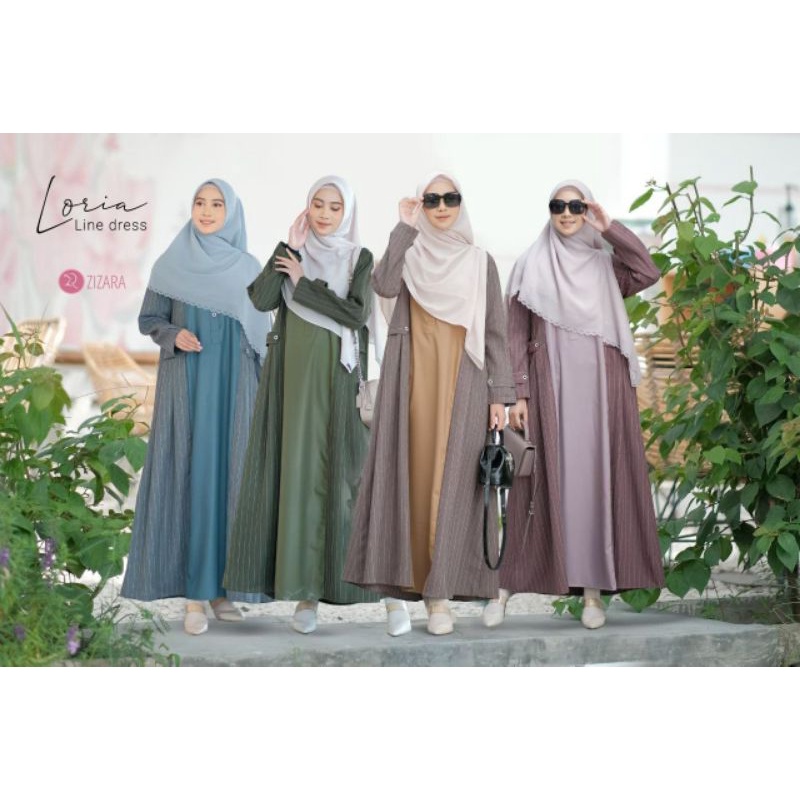Gamis Zizara || Loria Line dress