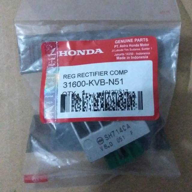 REG RECTIFER COMP/KIPROK HONDA VARIO/BEAT ( CARBULATOR )