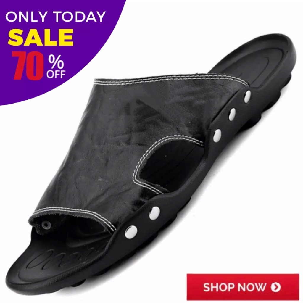 LUTTON - sandal slop pria aldebaran terlaris 2022 - SANDAL SLOP FASHION-1
