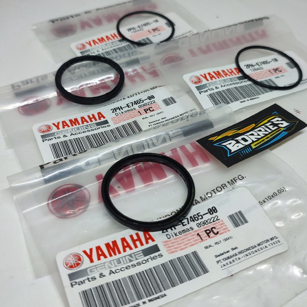 SEAL SIL DAN ORING PULLY PULI SOUL GT 125 FINO 125 ASLI ORI YAMAHA 2PH-E7465-00 2PCS &amp; 2PH-E7465-10