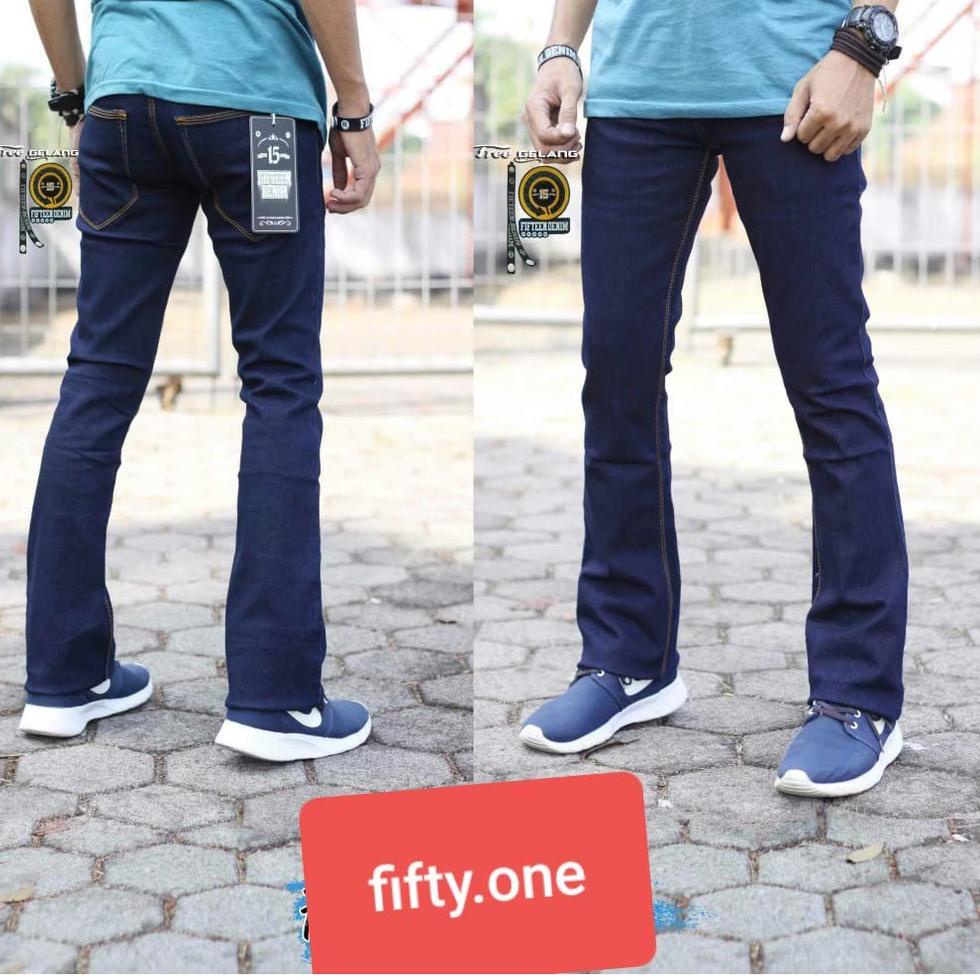 lxh-74 Celana Jeans cutbray pria Biker| Motor Rippe | Rips | Sobek | cutbray White Denim Stretch Pri