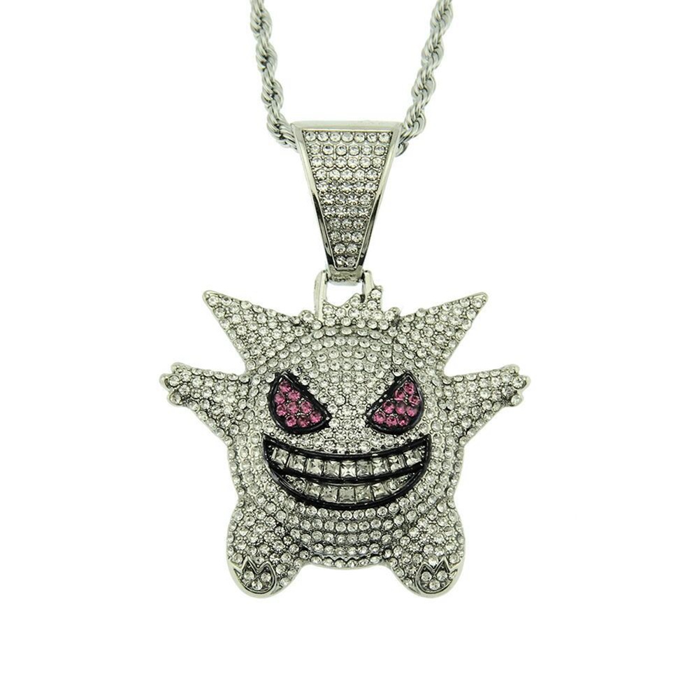 【COD Tangding】Kalung Liontin Kartun Pokemon Geng Ghost