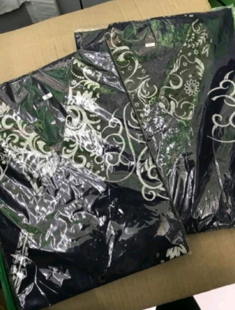 Batik Couple Gamis Batik & Kemeja Slim Fit Batik Premium