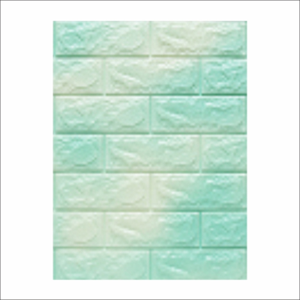 FAYES Wallpaper Dinding Foam 3D Kecil Motif Kayu & Bunga/ walpaper dinding Foam U96-BATUBATA GH02