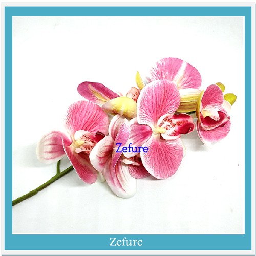 Anggrek Palsu Anggrek Plastik Artificial Anggrek Hias Anggrek Imitasi Bunga Hias dan tanaman Palsu