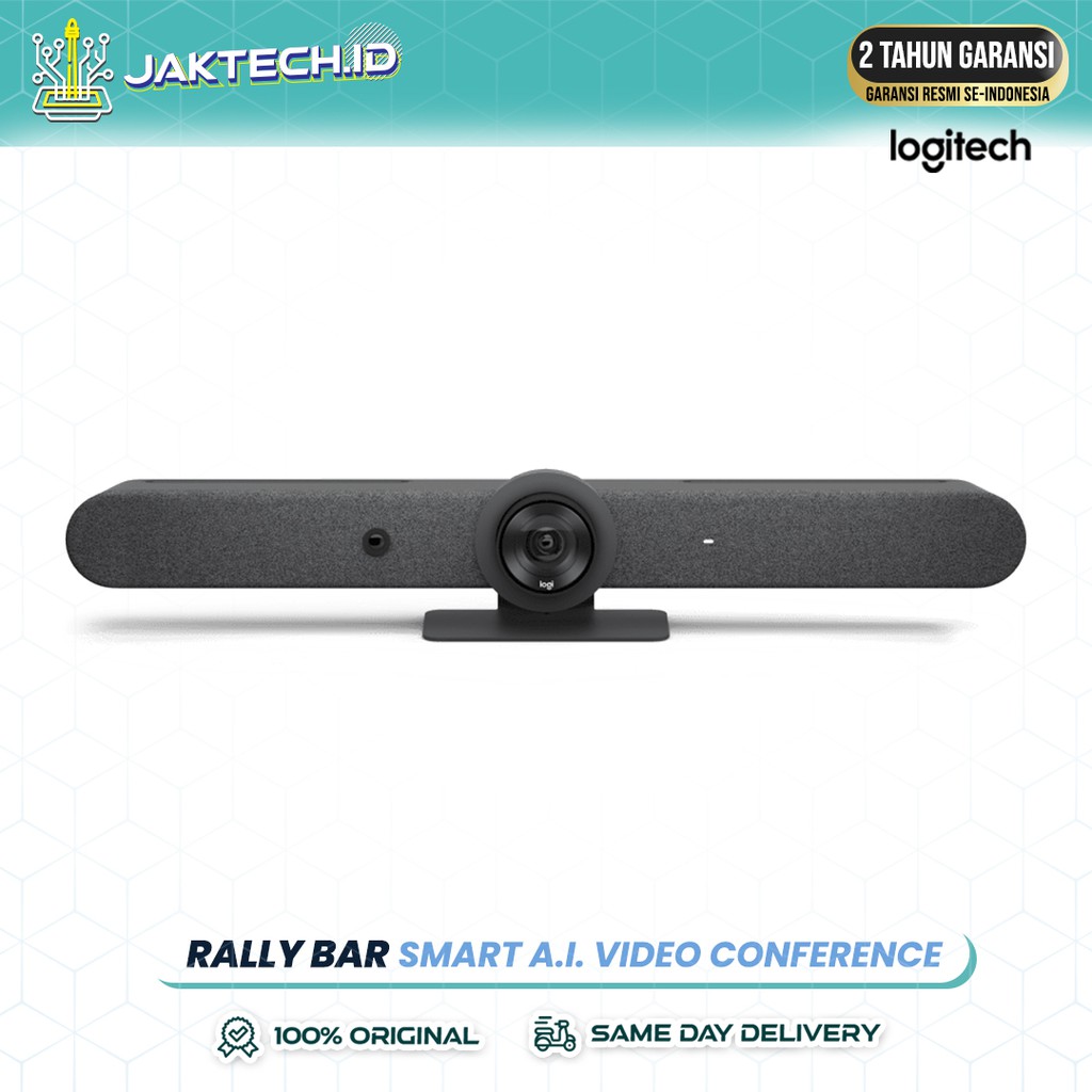 Logitech Rally Bar Smart Conference Cam  Webcam GARANSI RESMI