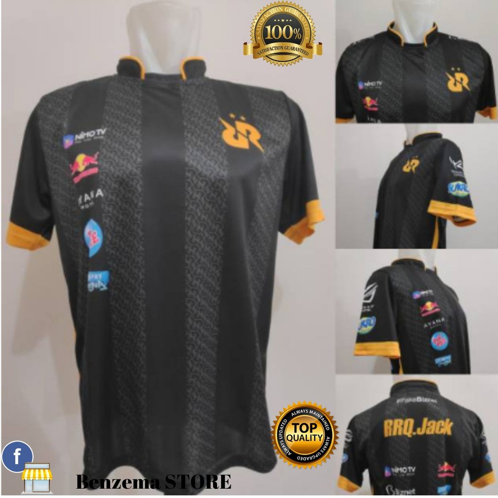 JERSEY RRQ  2019 / JERSEY KAOS TEAM RRQ 2019 BENZEMA CLOTHING