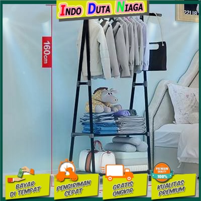 ACTIONCLUB Rak Gantungan Baju Multifungsi 55x42x160CM - HH3478