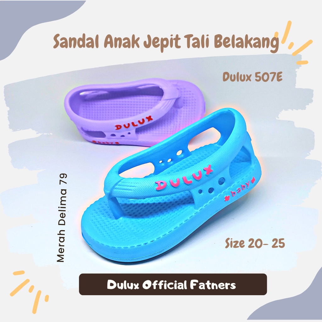 MD 79 - Sandal Anak Murah Jepit Tali Selop Kasual Usia 1-3 Tahun Ready Stok