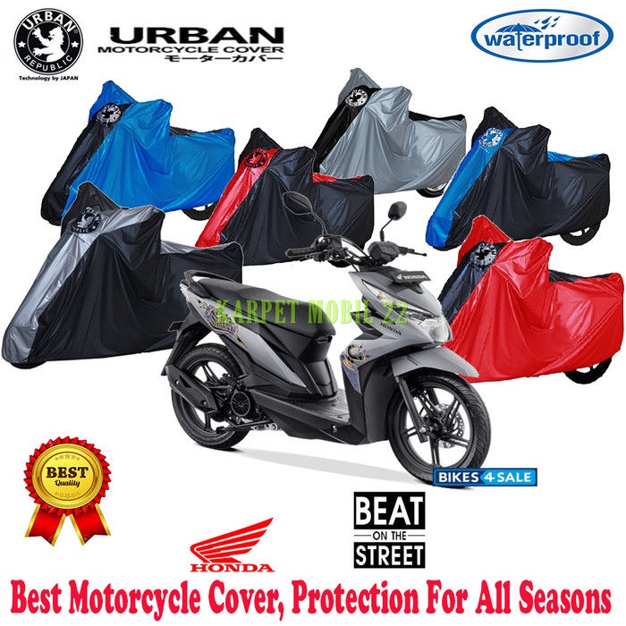 Cover Sarung Tutup Sepeda Motor Urban Honda BEAT STREET Bahan PVC Waterproof