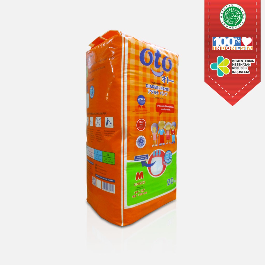 POPOK DEWASA CELANA OTO PANTS M20 DIAPERS DEWASA POPOK DEWASA M