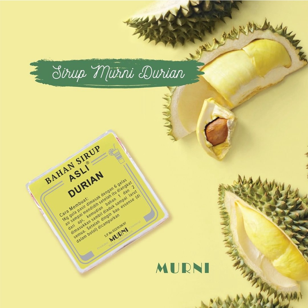 

DURIAN - BAHAN SIRUP MURNI (GANDARASA MURNI)