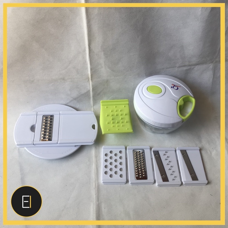 Mini cutter slicer,Pemotong serbaguna manual blend, blender manual, parutan manual Q2 P202