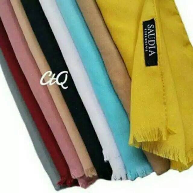 fashionshop119 Hijab Saudia Rawis / Jilbab Saudia / Kerudung Rawis / Fashion Muslim / Kerudung (fs)