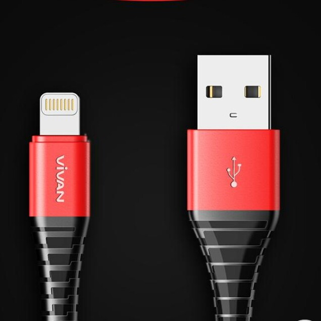 VIVAN iPhone cable 2.1A 180cm 100cm 30cm VIVAN lightning usb fast charge 2.1A