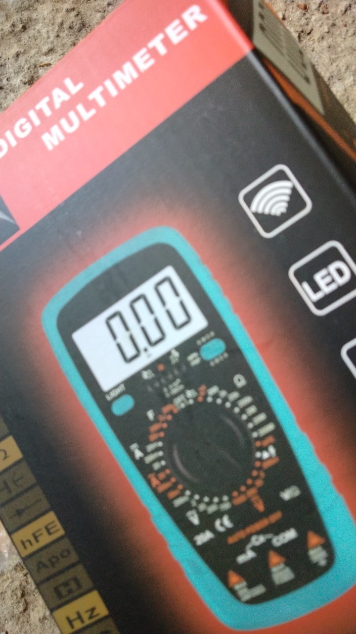 Multitester Digital Avometer Digital Multi Tester Dt9205a+ Multimeter