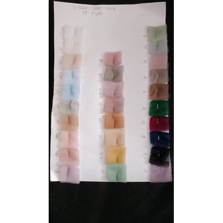 TULLE / TILE POLOS ULTRA SOFT HALUS ITALIA / SOFT TULLE / TILEPOLOS / HALUS, LEMBUT, SOFT, COCOK UNTUK DEKORASI, SOUVENIR, HIASAN DAN AKSESORIS