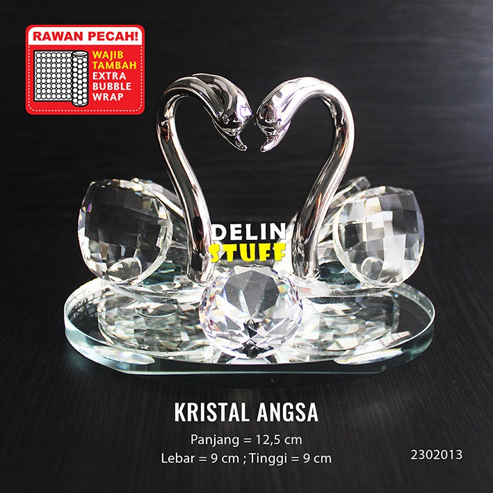

Hadiah PernikahanPajangan Kristal Angsa / Kado Pacar / Kado Ulang Tahun/2302013
