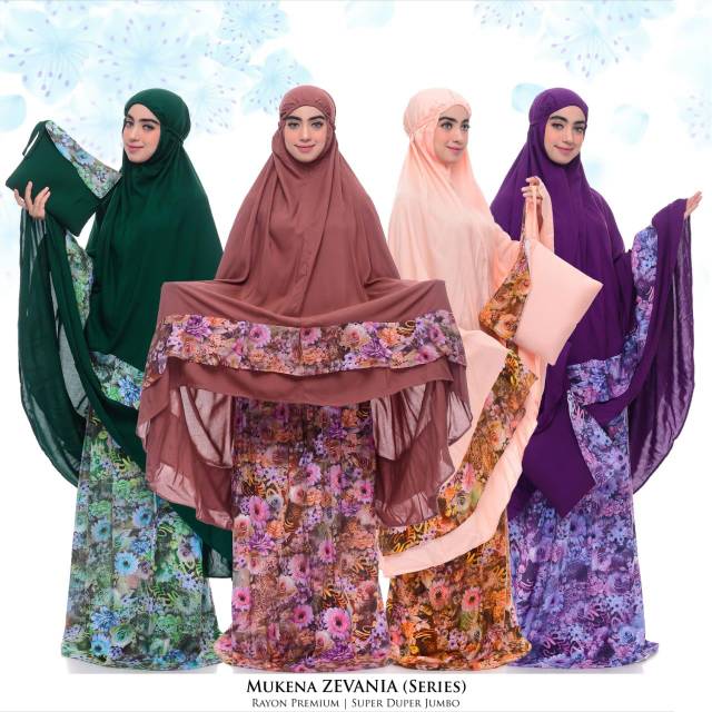 EXCLUSIVE MUKENA ZEVANIA SUPER DUPER JUMBO BY SAMIN BOUTIQUE
