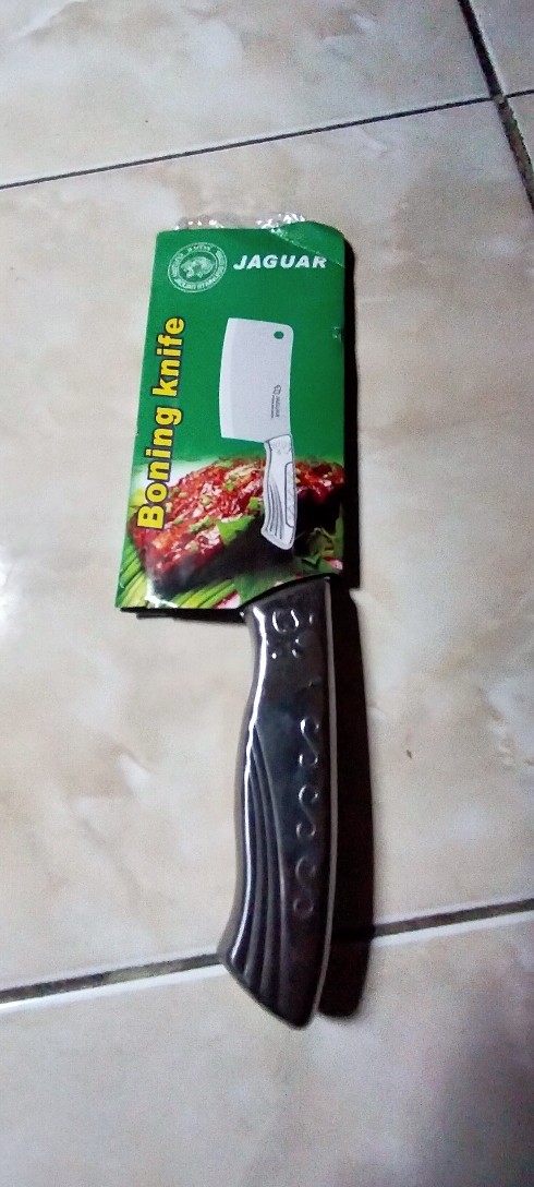 Golok Daging/ Pisau Jaguar Stenlles Steel 315 Pisau Cacah Daging Anti Karat