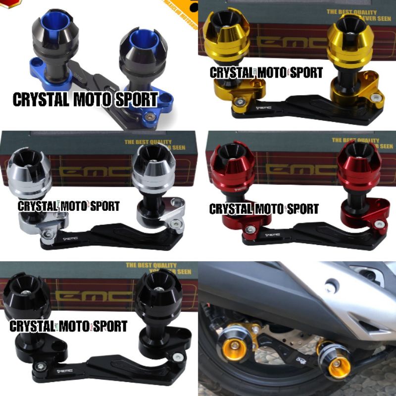 Jalu pelindung knalpot honda pcx 150 lokal frame slider pcx 150