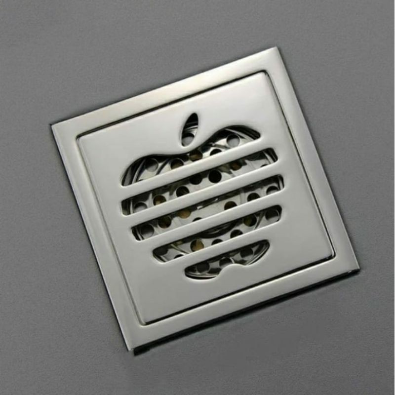 FLOOR DRAIN KLASIK MOTIF APEL / SARINGAN KAMAR MANDI MODEL APEL