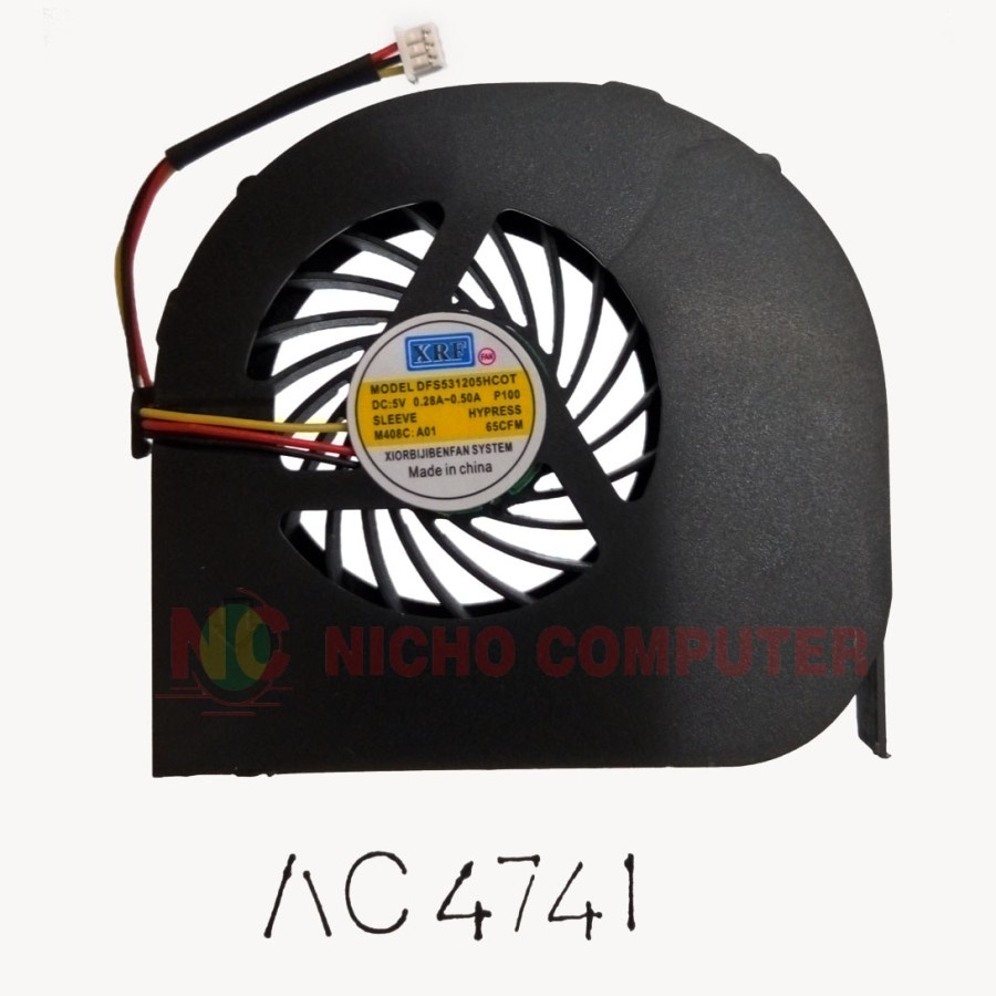 FAN kipas laptop ACER 4741 4741G 4741Z 4741ZG SERIES DFS531205HC0T