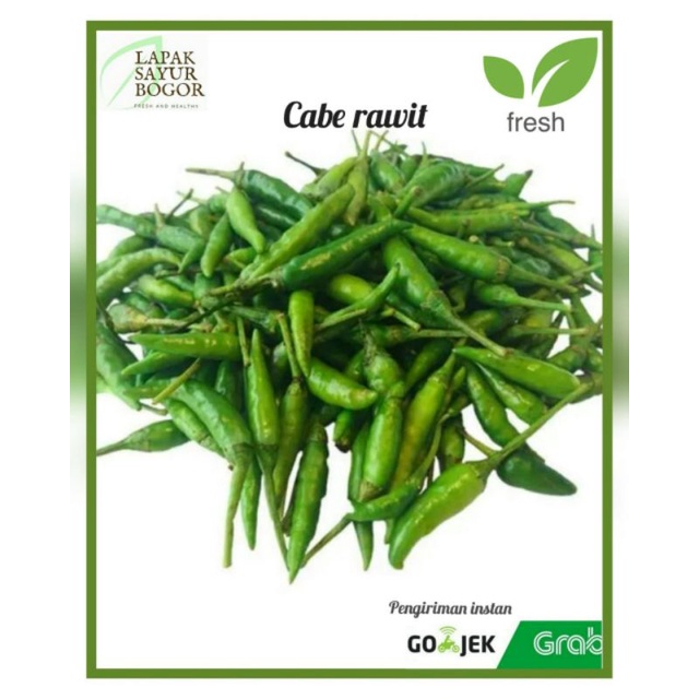

cabe rawit hijou segar sayur sayuran bogor