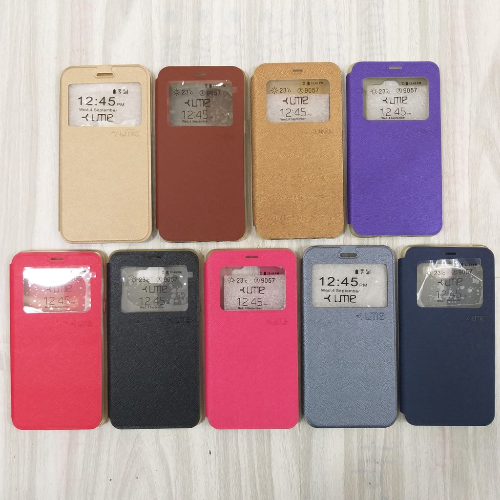 MEIZU M3S,MEIZU M3 NOTE,MEIZU M2 FLIP CASE UME CLASSIC BUKA TUTUP ORI STANDING CASE
