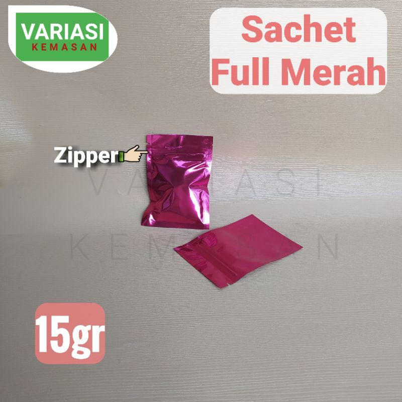 SACHET MERAH FOIL 15GR WITH ZIPPER