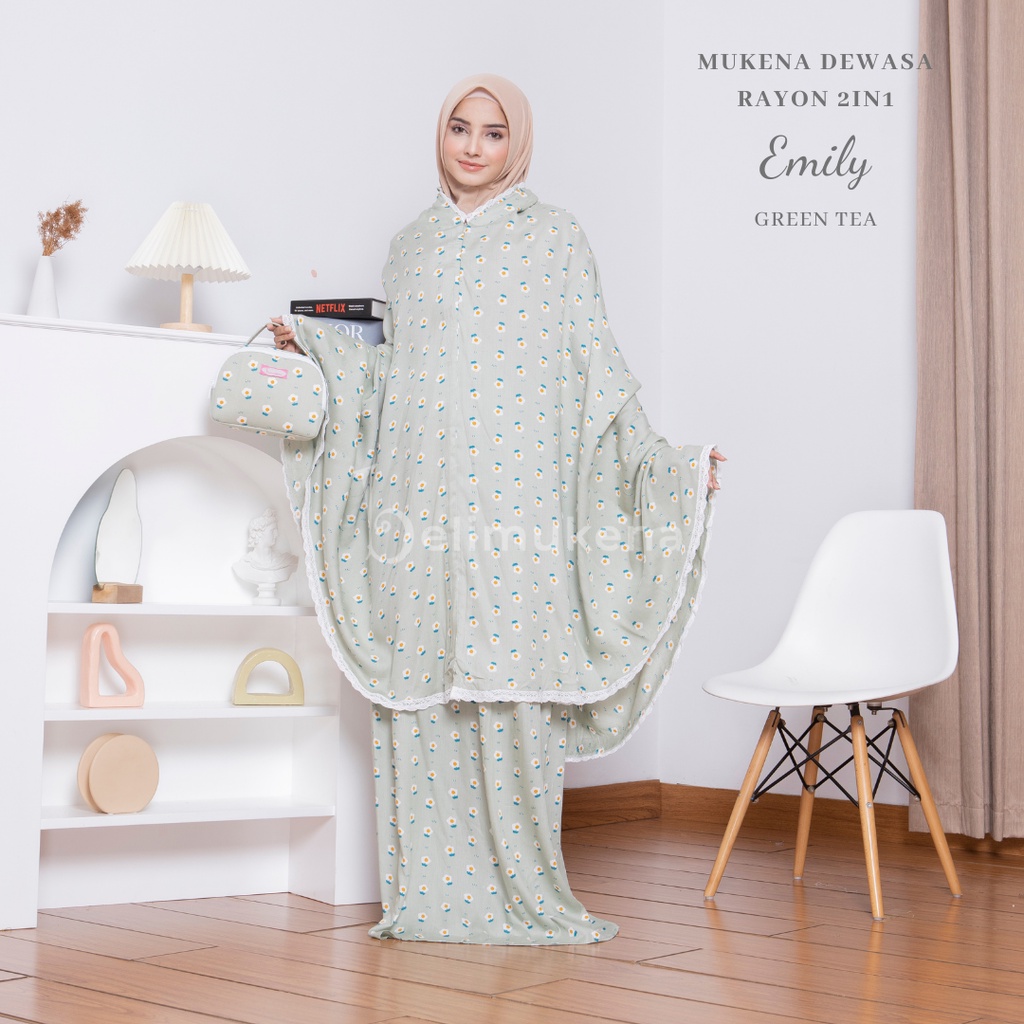 Mukena Dewasa Rayon 2in1 Emily