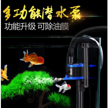 Pompa Air Celup Water Pump &amp; Filter Submersible 3In1 Low Power Filter