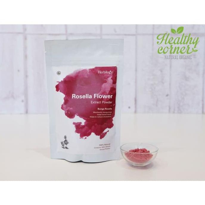 

Rosella Extract Powder ( Bunga Rosela Bubuk ) 100 gr TERPERCAYA