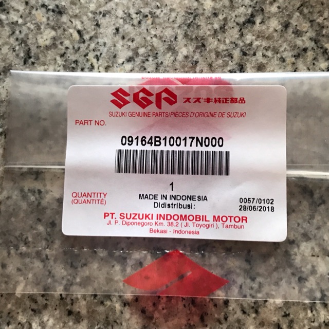 Ring Temlar Suzuki Shogun 125 Shogun 125 SP 09164B10017N000 ori