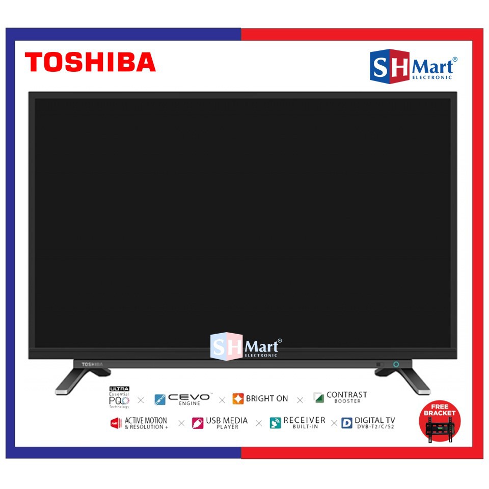 TOSHIBA LED DIGITAL TV 32 INCH 32L3965 FREE BRACKET (SHMART ELECTRONIC MEDAN)