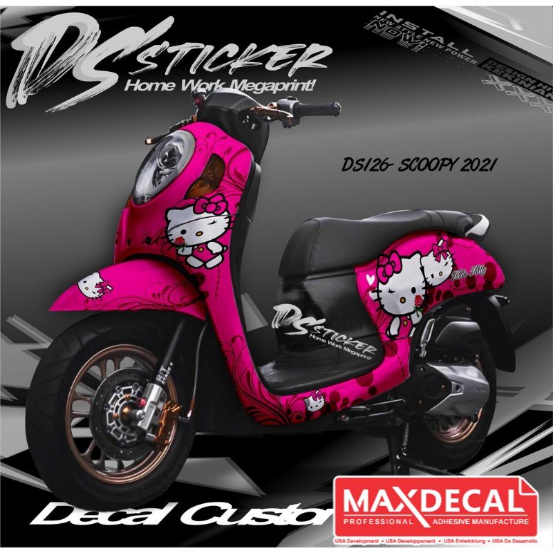 Stiker Decal full body Scoopy 2021 • SCOOPY 2021• DEKAL• DECAL SCOOPY 2021
