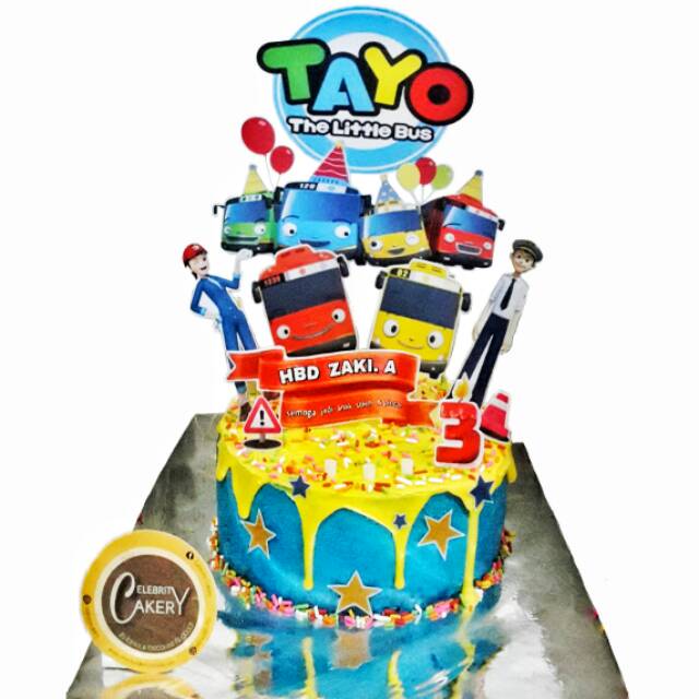 Cake Kue Ultah Ulang Tahun Tayo Shopee Indonesia