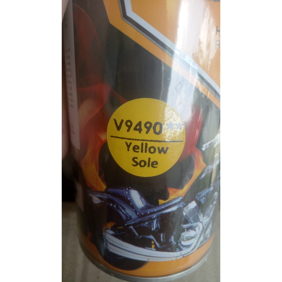 cat semprot pilok pilox diton premum  yellow sole 9490 400cc v9490** 400cc kuning vespa