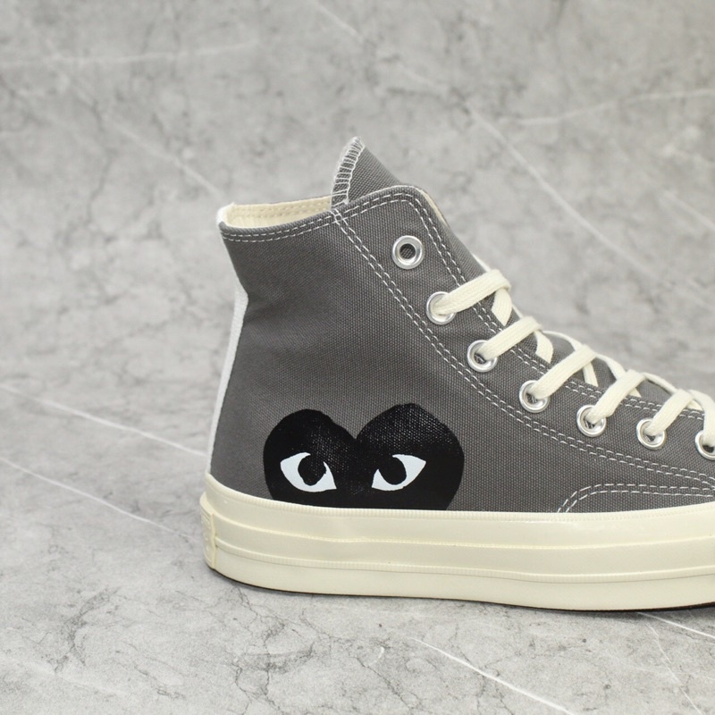 cdg gray converse