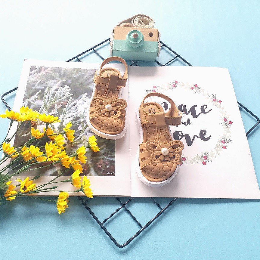 plazababyku BUTTERFLY A66 Sandal Anak Perempuan Bahan Karet Model Lucu 2-8 Tahun Import