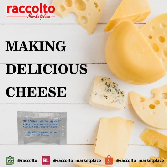 

Big Sale Terlaris Cheese | Meito Rennet 1 Gr Japan Untuk 100L Susu Cheese Keju Kosher Halal
