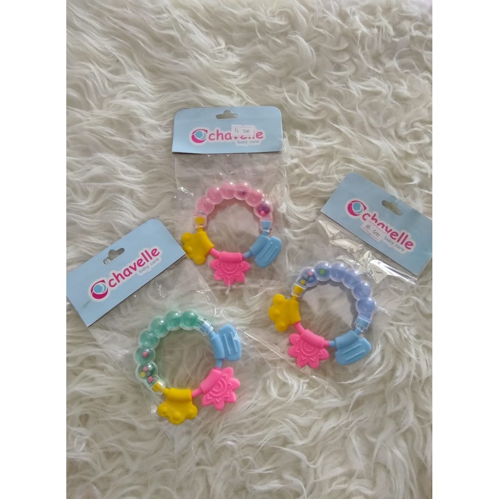 Chavelle Gigitan Baby Plus Mainan Baby, Teether baby, Gigitan bayi