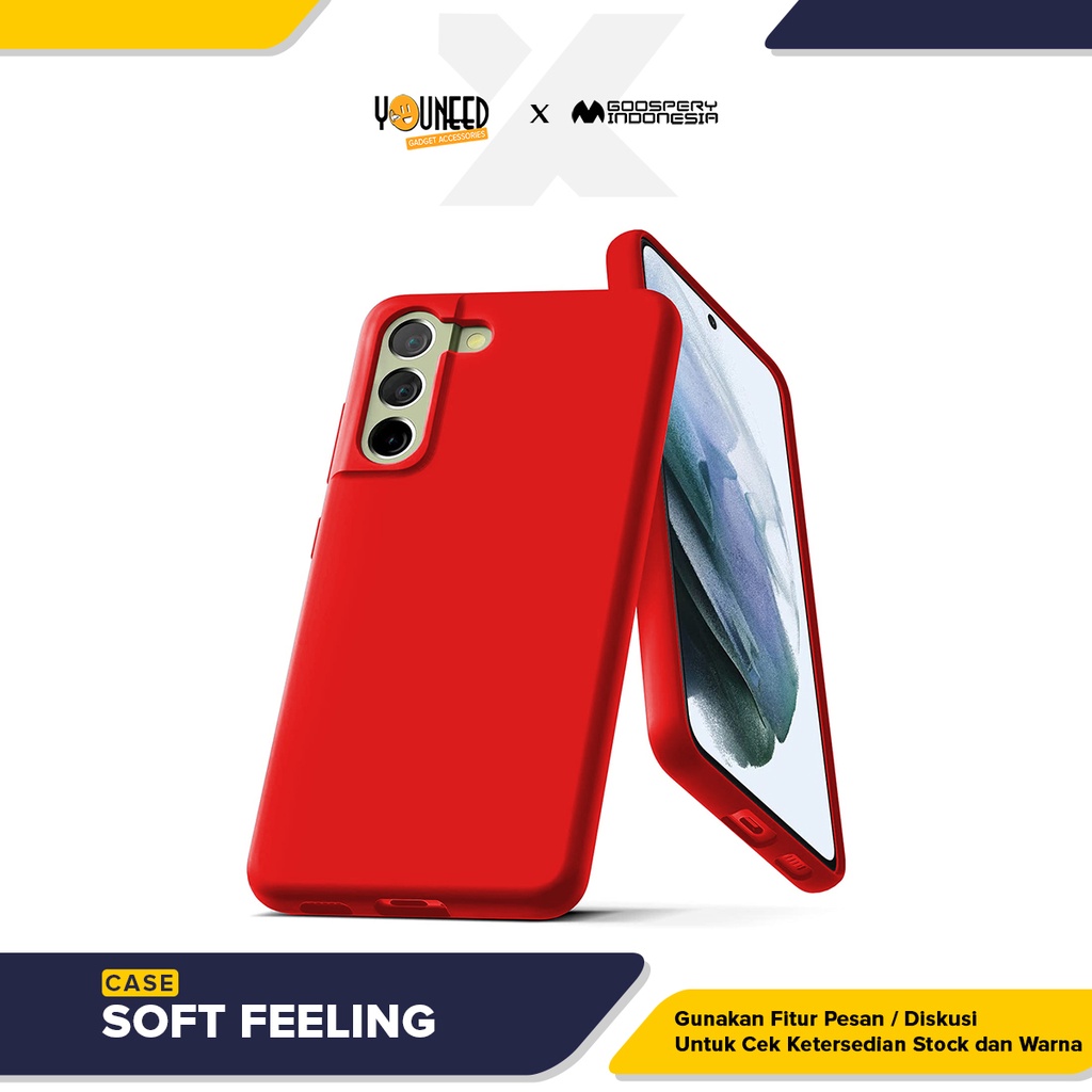 Casing Softcase Samsung S21 FE Goospery Soft feeling Jelly Case
