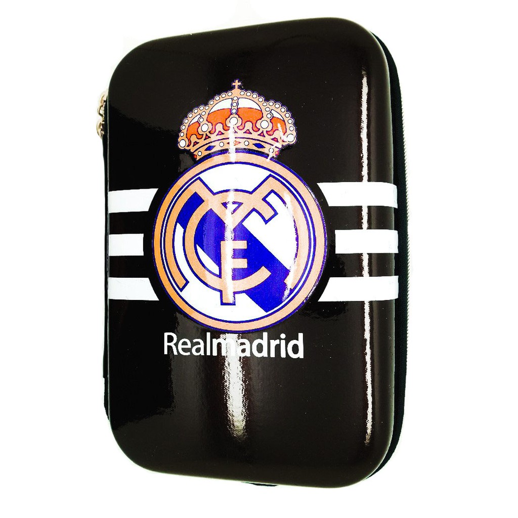 

Kotak / Tempat Pensil Timbu Model Smiggle Real Madrid