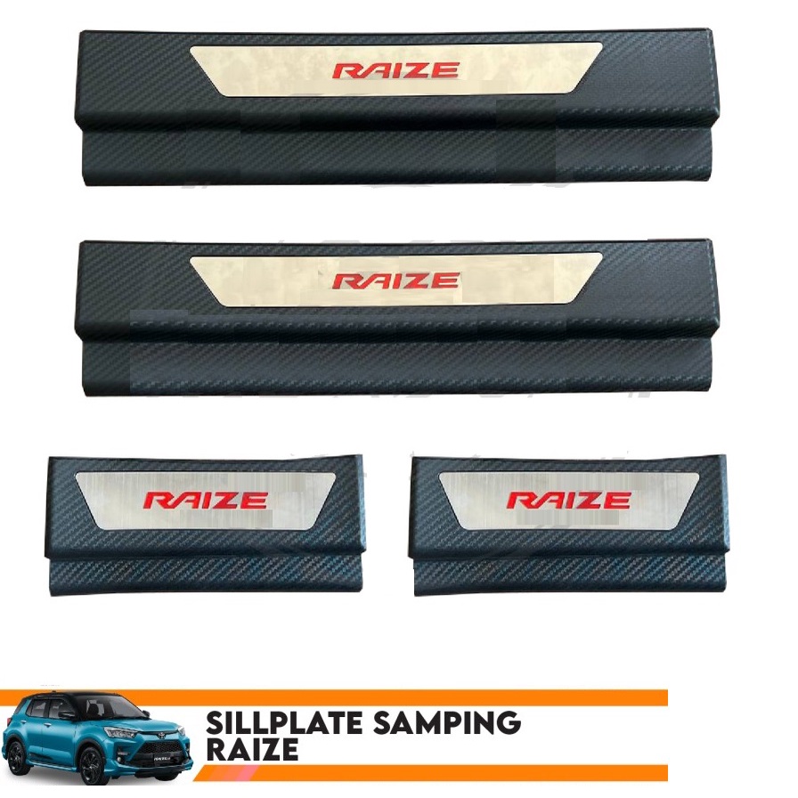 Sillplate Samping Raize 2021 Carbon sill plate mobil cakep keren