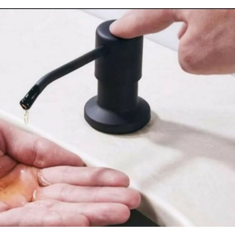 tempat sabun tanam wastafel bak cuci piring dapur kamar mandi hitam black