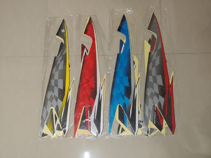 Stiker Bodi & Lis Body & Striping Supra X 125 2009