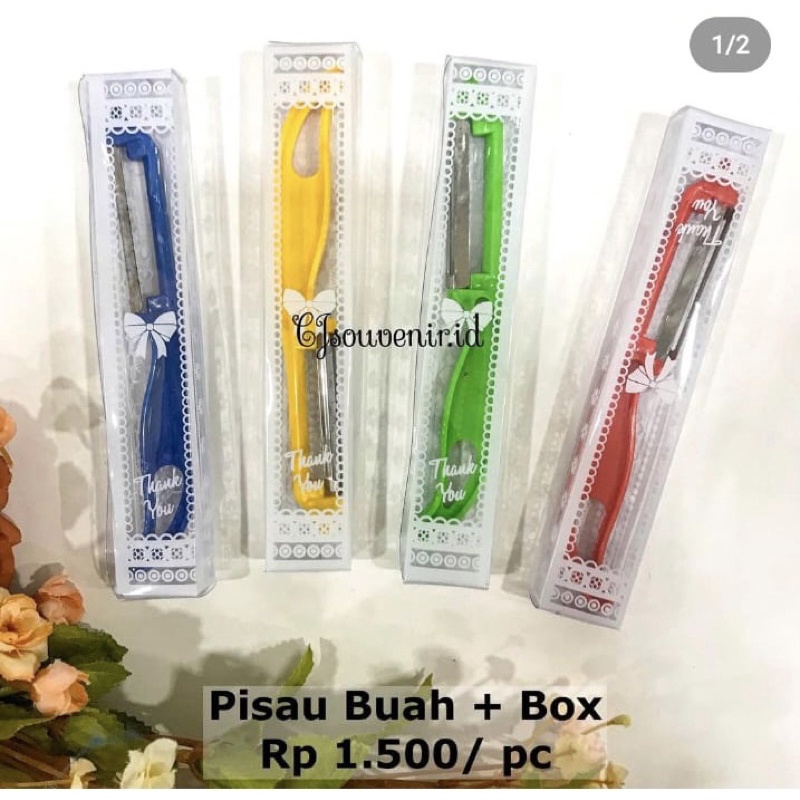 

pisau serut buah + thanks card