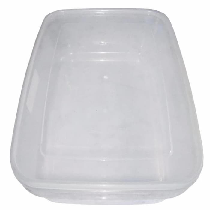 Kotak Transparan Tempat menyimpan Makanan / Wadah Plastik Container Box - 3500ml